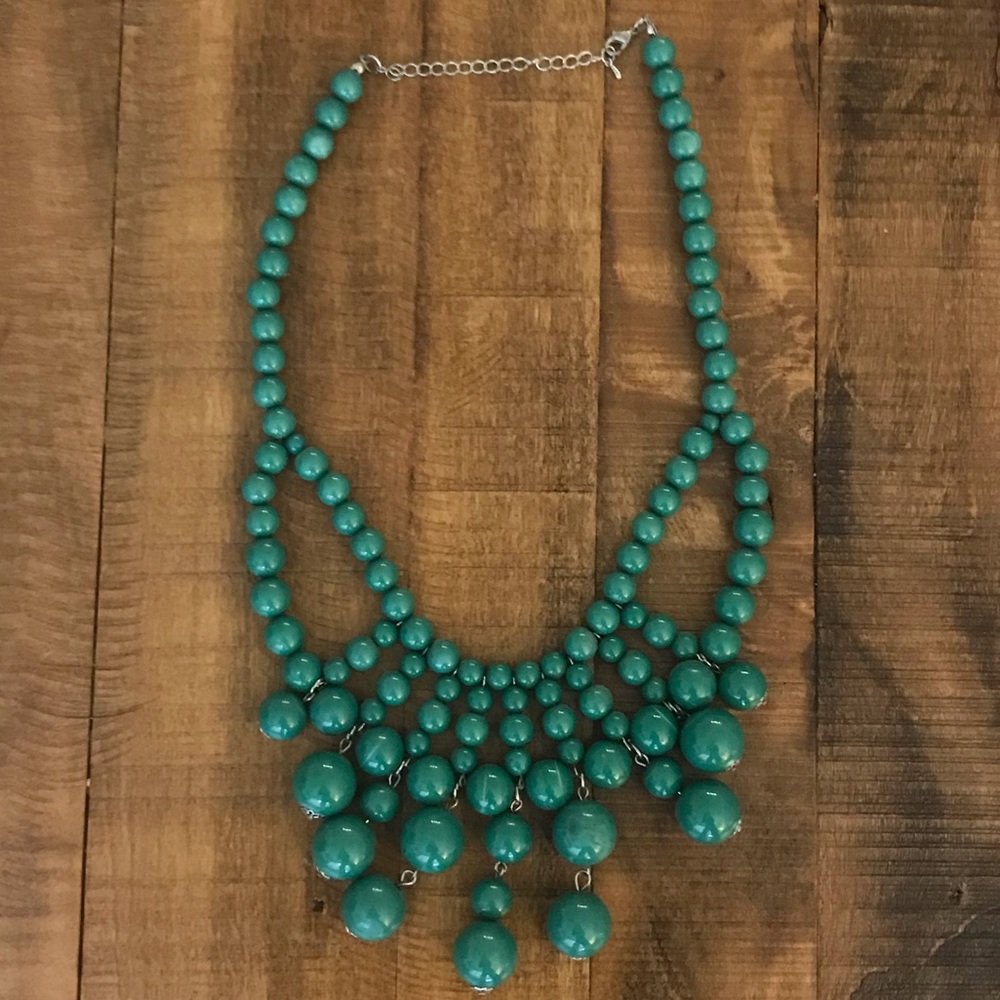 Green Statement Necklace